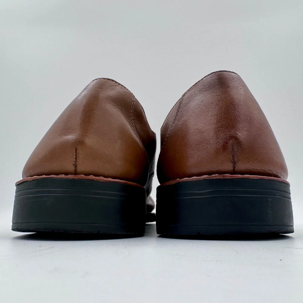 Sandro Moscoloni Bryan Cap Toe Derby: Brown Leather, Lace-Up Dress Shoe Size:16D
